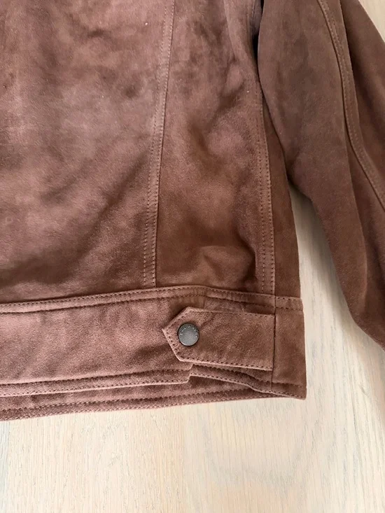 Rag & Bone Suede Trucker Jacket - Picture 11 of 11